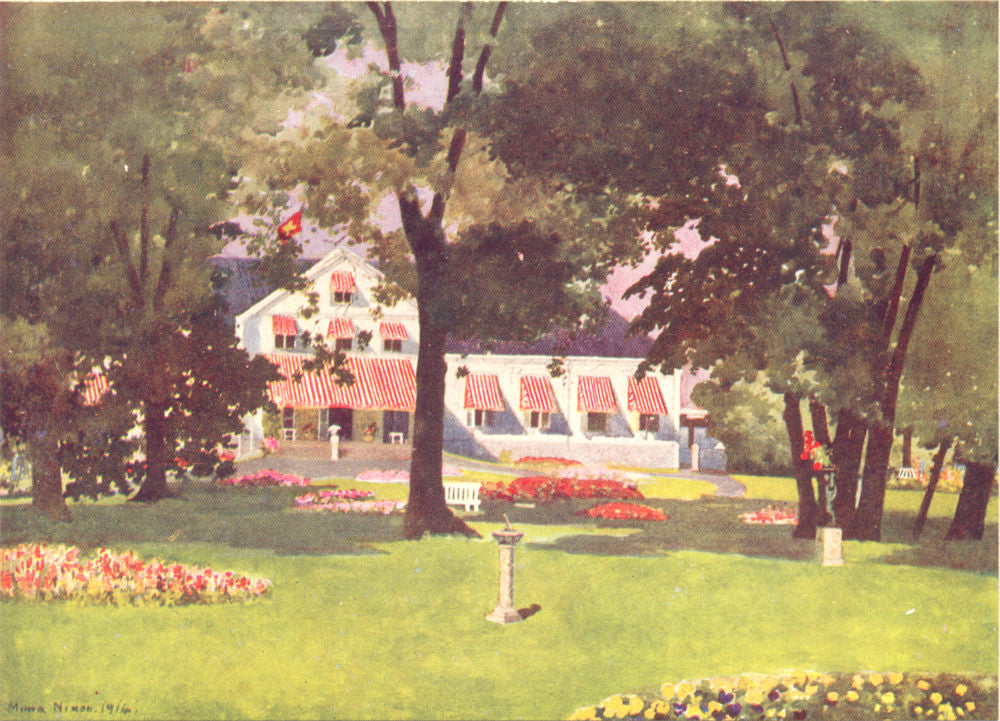 NORWAY. Bygdo Kongsgaard 1916 old antique vintage print picture